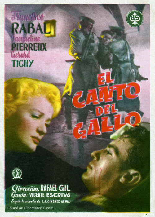 El canto del gallo - Spanish Movie Poster