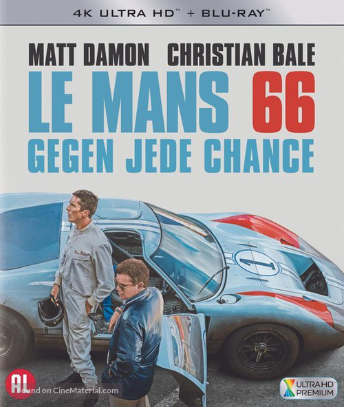 Ford v. Ferrari - Dutch Blu-Ray movie cover