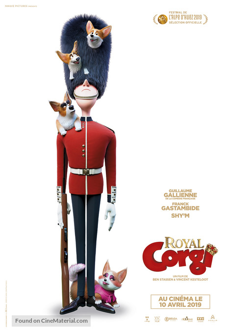 The Queen&#039;s Corgi - French Movie Poster