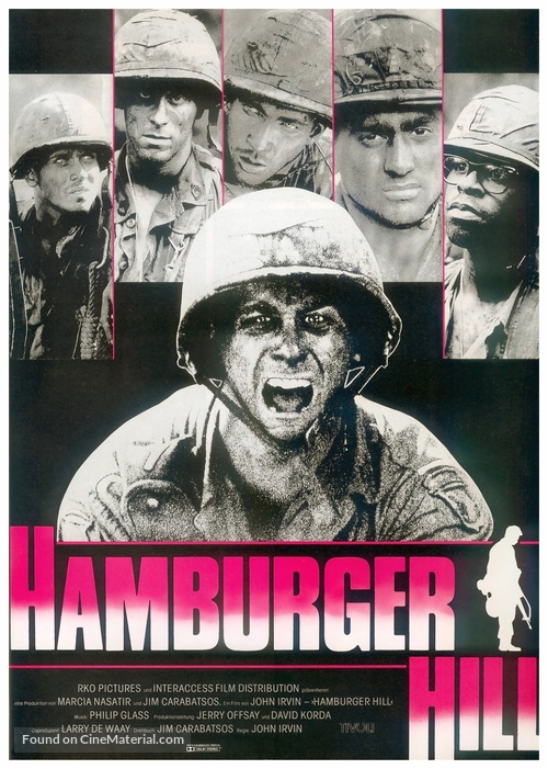 Hamburger Hill - German Movie Poster