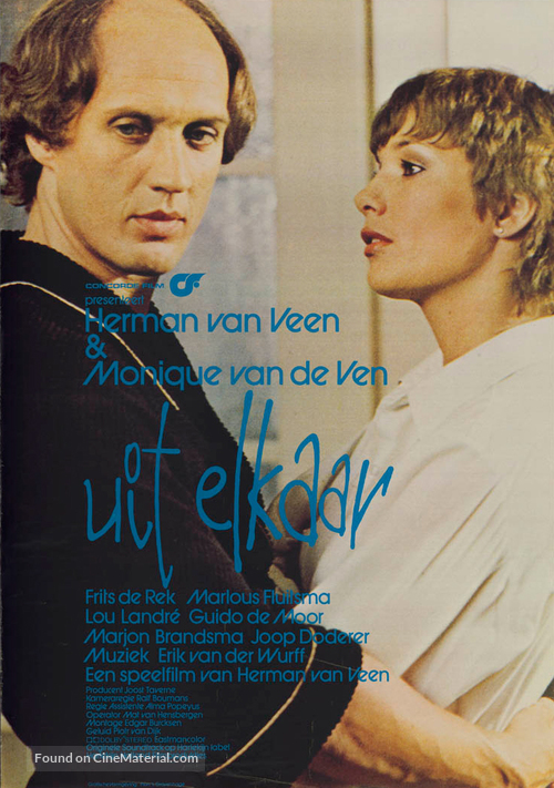 Uit elkaar - Dutch Movie Poster