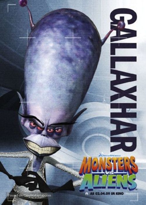 Monsters vs. Aliens - German Movie Poster