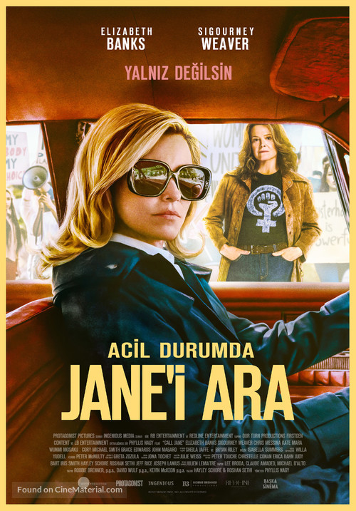 Call Jane - Turkish Movie Poster