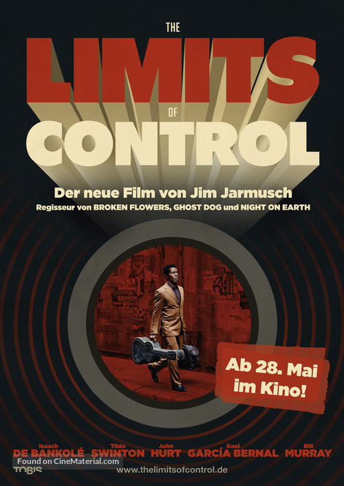The Limits of Control - German Movie Poster