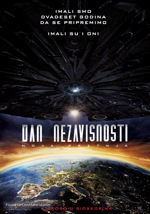 Independence Day: Resurgence - Serbian Movie Poster