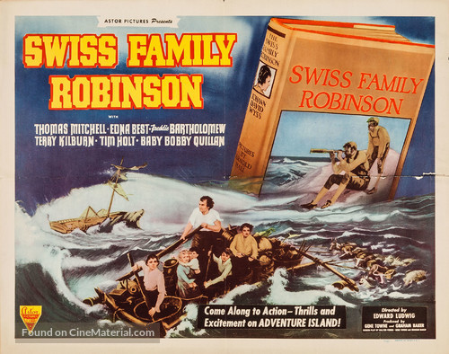 Swiss Family Robinson - Re-release movie poster