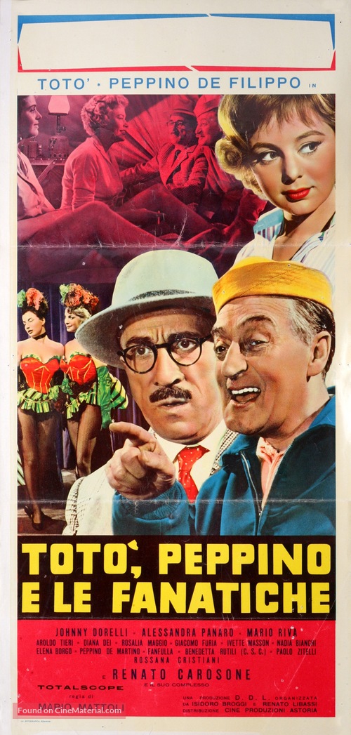 Tot&ograve;, Peppino e le fanatiche - Italian Movie Poster