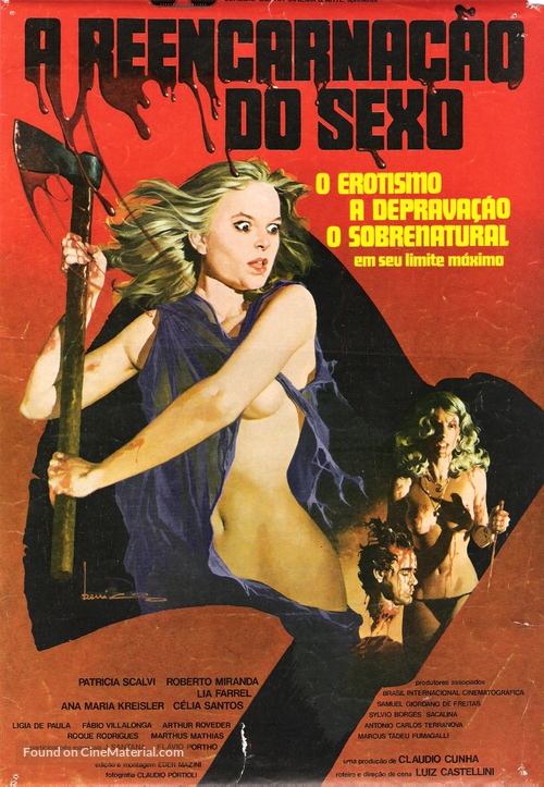 A Reencarna&ccedil;&atilde;o do Sexo - Brazilian Movie Poster