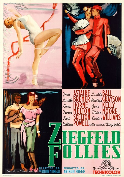 Ziegfeld Follies - Italian Movie Poster