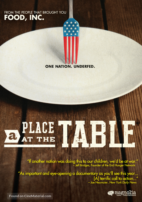 A Place at the Table - DVD movie cover