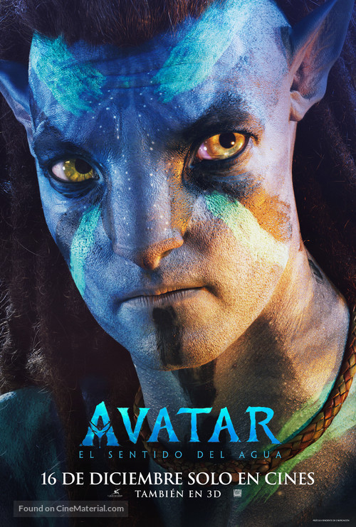 Avatar: The Way of Water - Spanish Movie Poster