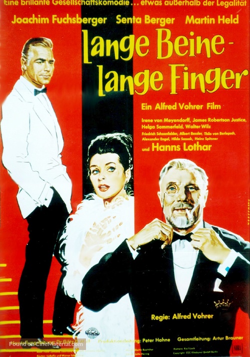 Lange Beine - lange Finger - German Movie Poster