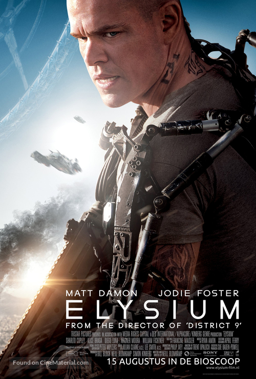 Elysium - Dutch Movie Poster