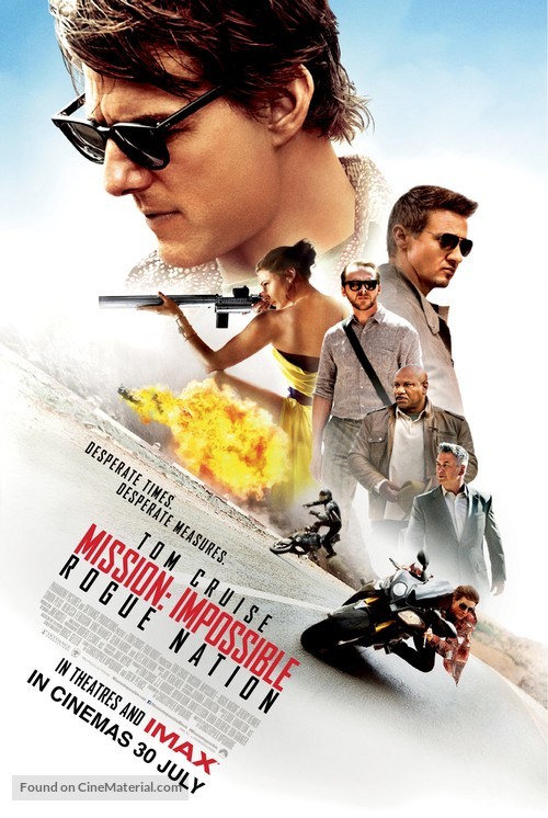 Mission: Impossible - Rogue Nation - Malaysian Movie Poster