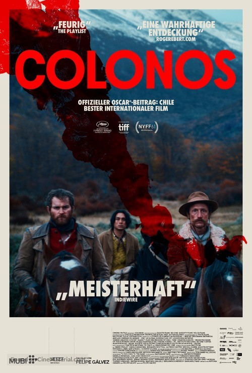 Los colonos - German Movie Poster