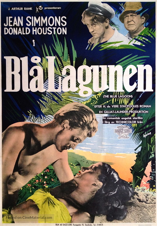 The Blue Lagoon - Swedish Movie Poster