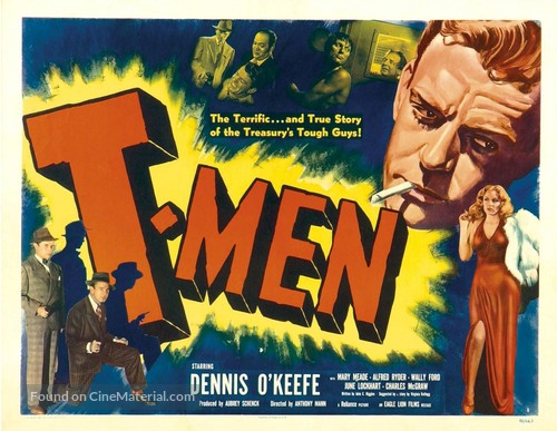 T-Men - Theatrical movie poster