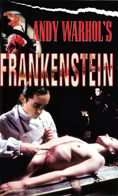 Flesh for Frankenstein - VHS movie cover