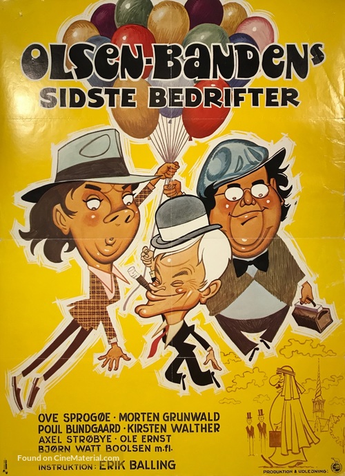 Olsen-bandens sidste bedrifter - Danish Movie Poster