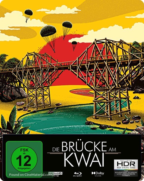 The Bridge on the River Kwai - German Movie Cover