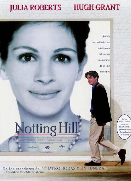 Notting Hill - Spanish Movie Poster