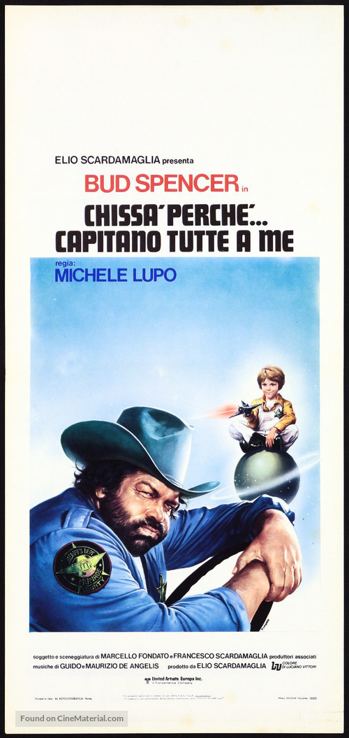Chiss&agrave; perch&eacute;... capitano tutte a me - Italian Movie Poster