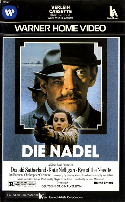 Eye of the Needle - German VHS movie cover