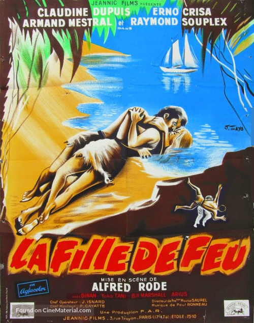 La fille de feu - French Movie Poster