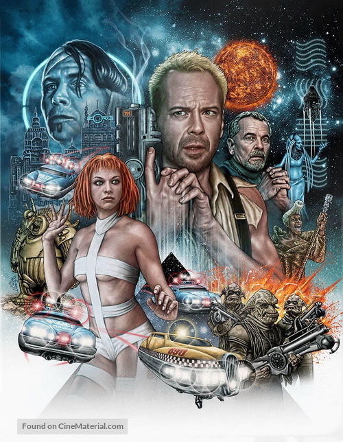 The Fifth Element - British Movie Cover