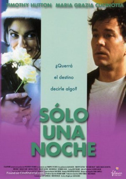 Just One Night - Spanish DVD movie cover