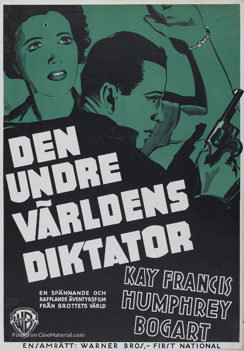 King of the Underworld - Swedish Movie Poster