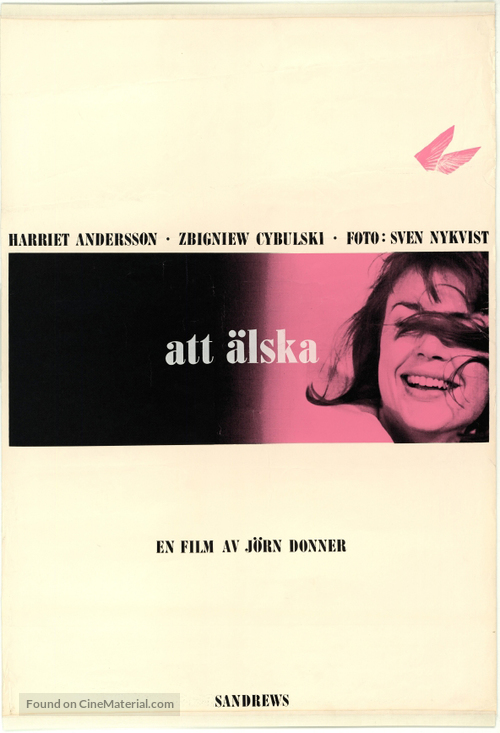 Att &auml;lska - Swedish Movie Poster