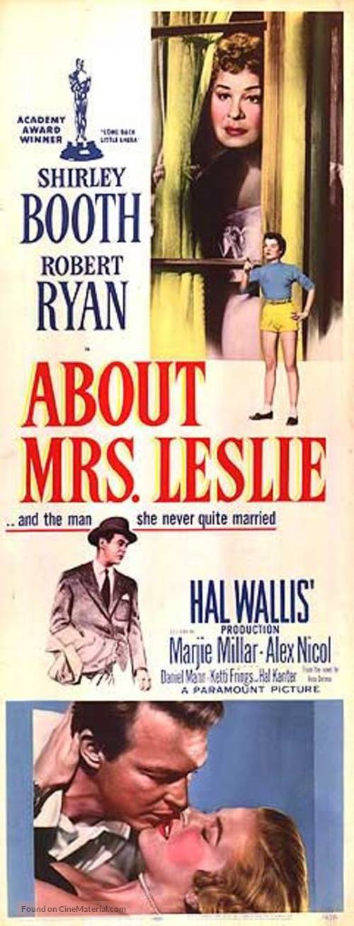 About Mrs. Leslie - Movie Poster
