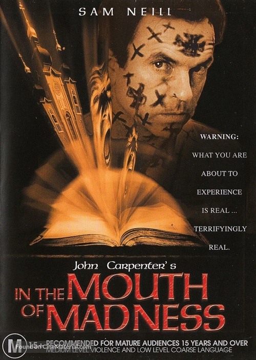 In the Mouth of Madness - Australian Movie Cover