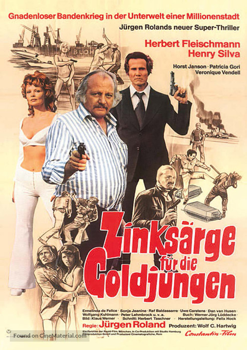 Zinks&auml;rge f&uuml;r die Goldjungen - German Movie Poster