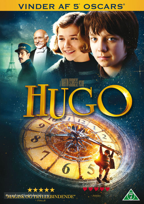 Hugo - Danish DVD movie cover