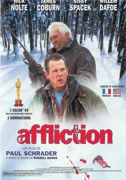 Affliction - French DVD movie cover