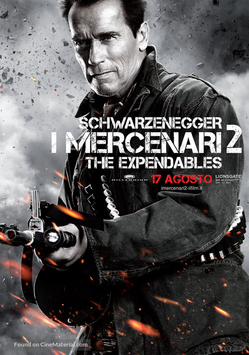 The Expendables 2 - Italian Movie Poster