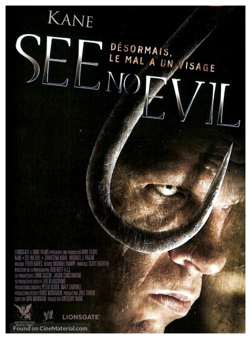 See No Evil - French Movie Poster