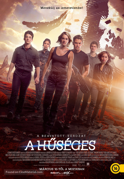 The Divergent Series: Allegiant - Hungarian Movie Poster