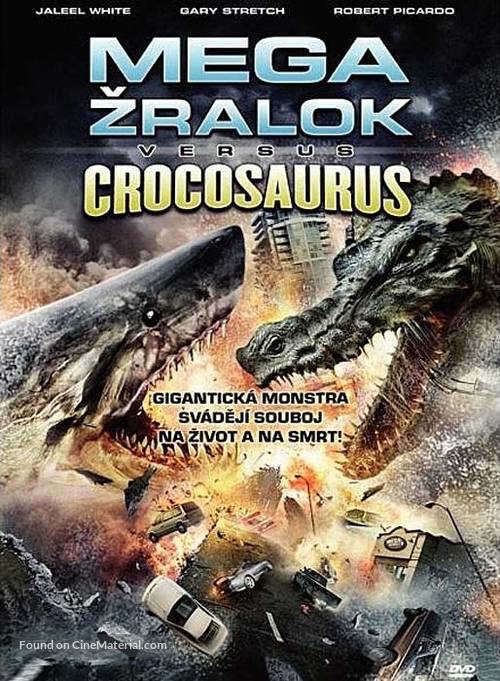 Mega Shark vs Crocosaurus - Czech DVD movie cover