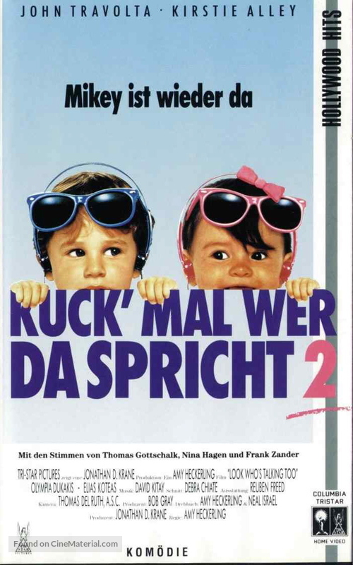 Look Who&#039;s Talking Too - German Movie Cover