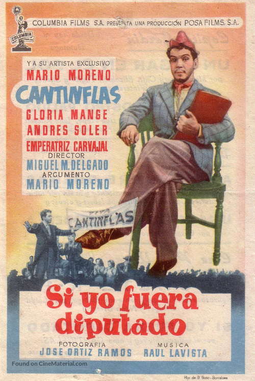 Si yo fuera diputado - Spanish Movie Poster