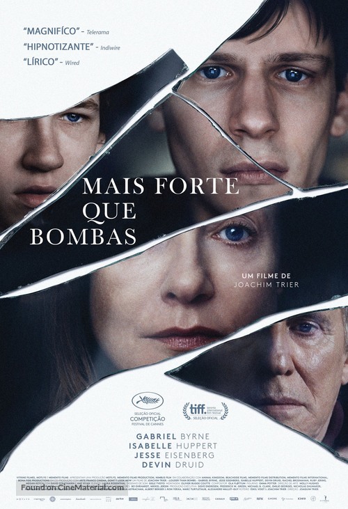 Louder Than Bombs - Brazilian Movie Poster