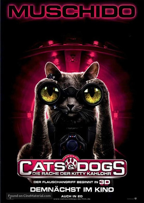 Cats &amp; Dogs: The Revenge of Kitty Galore - German Movie Poster