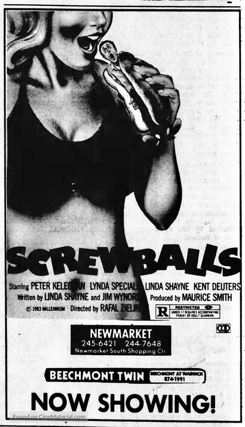 Screwballs - Movie Poster