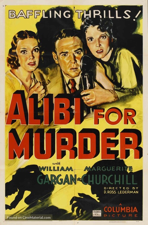 Alibi for Murder - Movie Poster