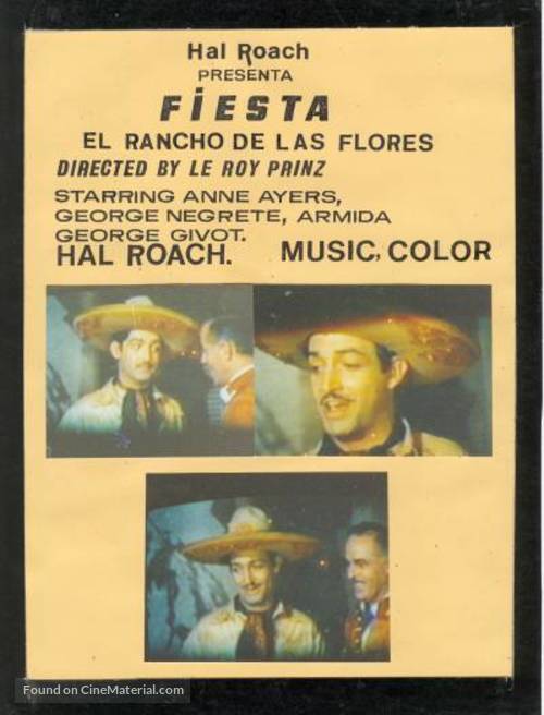 Fiesta - Mexican Movie Poster