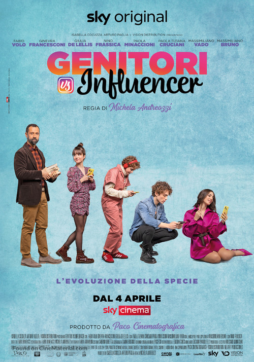 Genitori vs Influencer - Italian Movie Poster