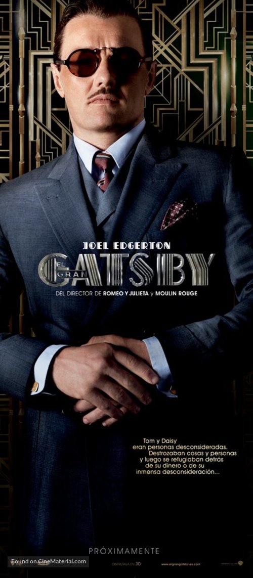 The Great Gatsby - Spanish Movie Poster